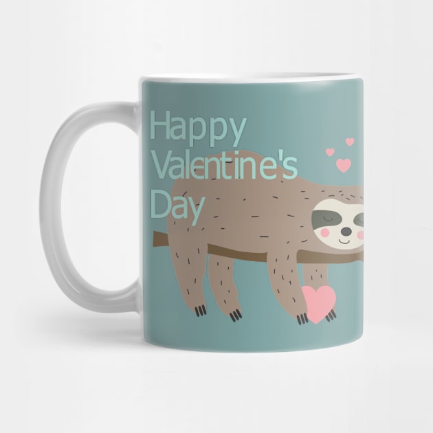 love valentine sloth happy valentines day by gossiprag